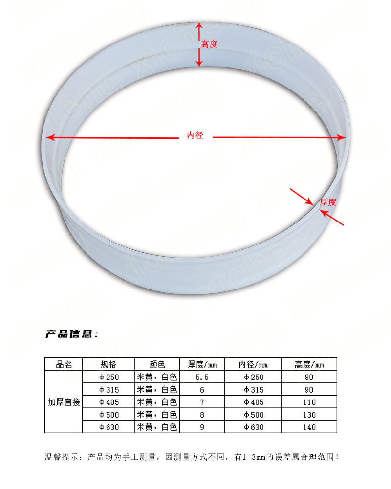 加厚直接規(guī)格參數(shù)